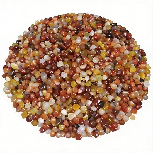 Decorative River Pebbles for Vase Fillers Aquarium Potted Plant Landscaping | Ornamental Gravel Stones, Natural DIY Rocks for Resin Art, Home Garden & Fish Tank Decoration (Three Colors,5 Pounds)