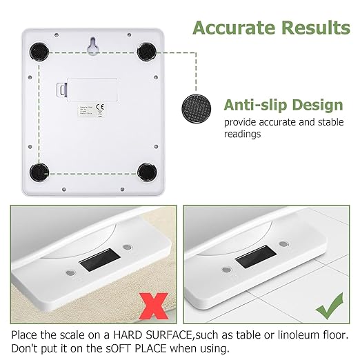 Digital Small Animals Scales for Weighing with Tape Measure, Puppy Whelping Scale Weigh Your Kitten, Rabbit with High Precision, Multifunction Electronic Baby Scales for Small Dogs