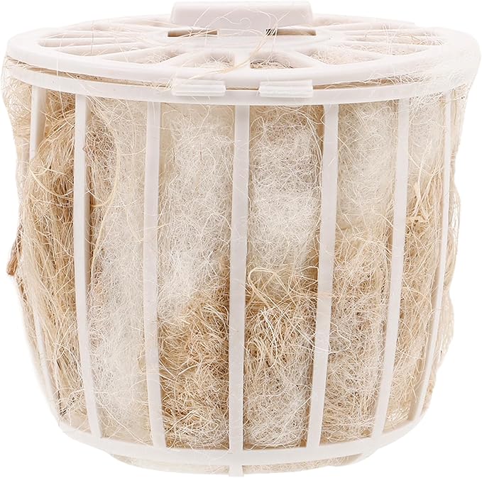 balacoo Bird Nesting Material with Basket Natural Jute and Cotton Bedding for Small Birds Parakeets Canaries Cockatiels Soft Comfortable Nesting Supplies for Garden and Home