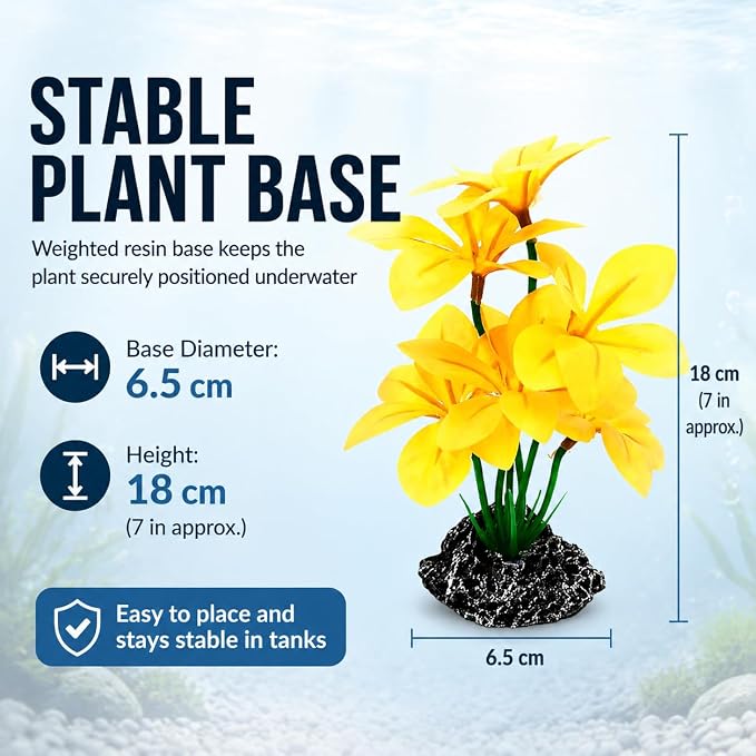 Artificial Aquarium Plants Silk Plants for Fish Tank Decorations Betta Leaf Hammock 7in Realistic Plastic Plants Hideout Decor for Betta Goldfish Reptiles Small Tanks Aquarium Accessories