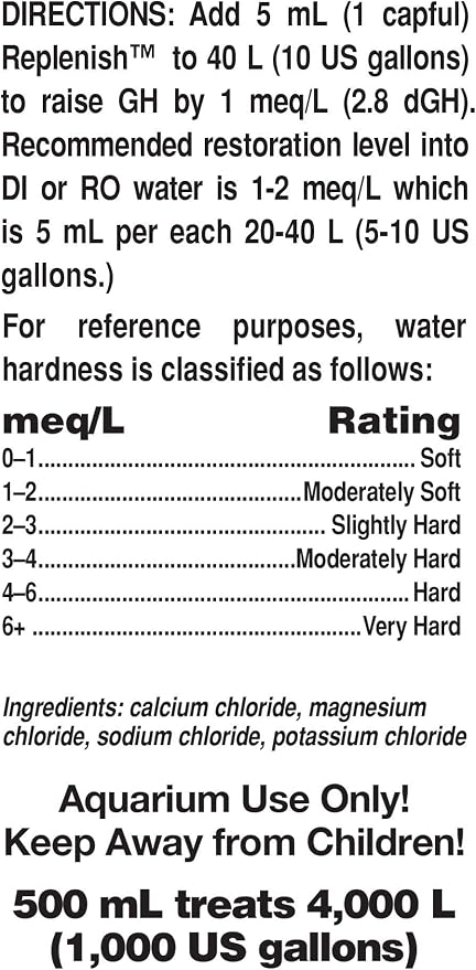 Seachem Replenish 500ml (16.9oz)