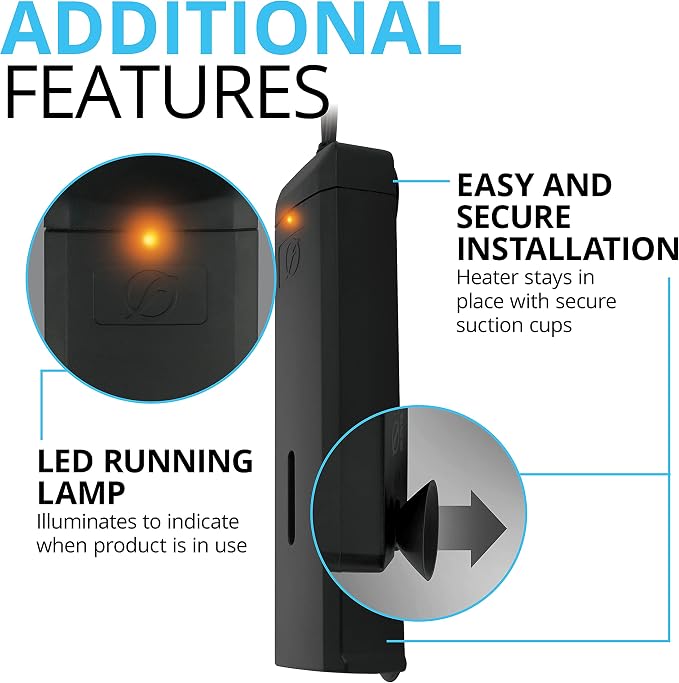Fluval P50 Submersible Aquarium Heater