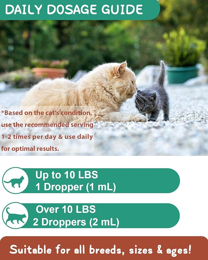 Lysine for Cats and Hairball Treatment for Cats - Support Immunity, Respiratory Health - Hairball Remedy- Promote Healthy Digestion - Roast Chicken & Cat Grass Flavor, for All Ages & Breeds