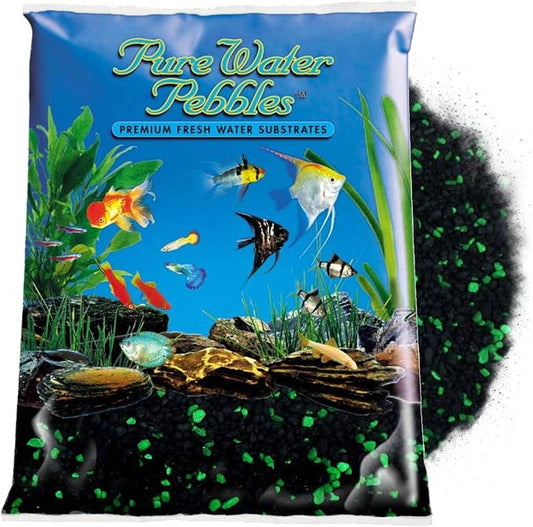 Emerald Glo Aquarium Gravel - 5 lbs - Non-Toxic, Colorfast, Vibrant Substrate for Aquariums, Terrariums, Ponds & Crafts