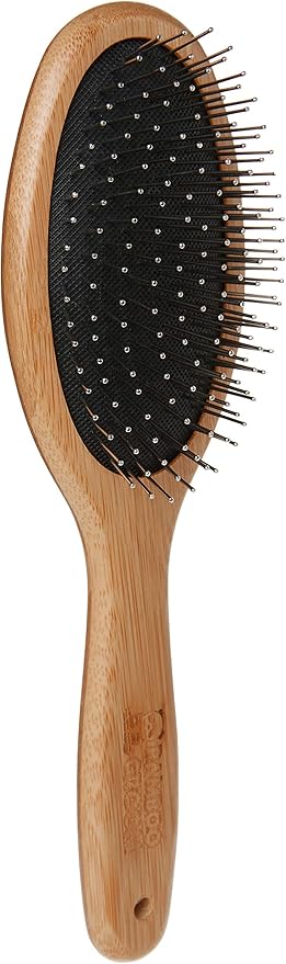 Bamboo Groom Oval Pin Brush w/Pins Large