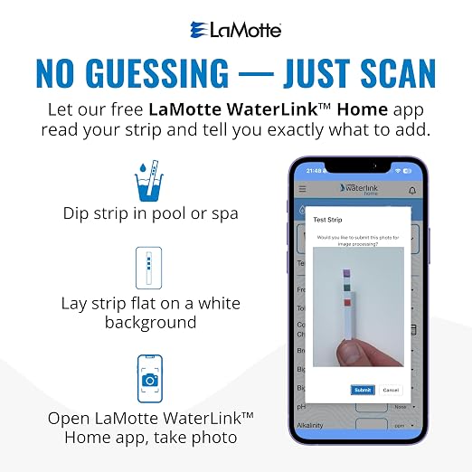 Lamotte Insta Test 3 Swimming pool Test Strips, 50 Strips