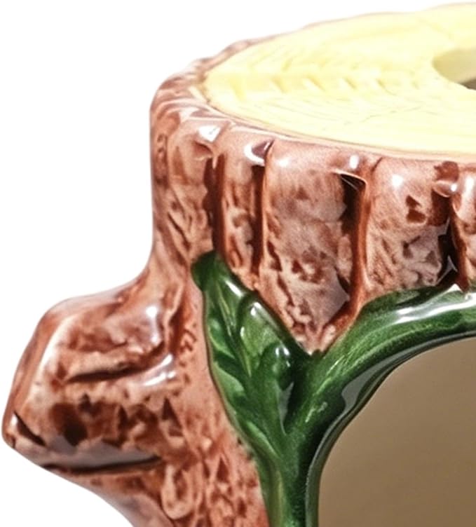 for Hamster - 12cm Ceramic Hideaway Small Animal Shelter | Washable Porcelain Cave for Mouse Gerbil Pet Ferret Habitat Chinchilla Indoor Decor Ex