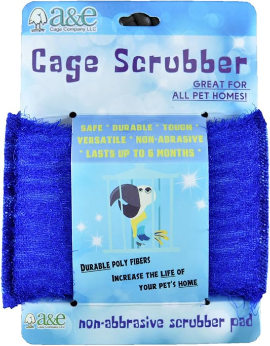 A & ECages Bird Cage Cleaning Scrub Pad One Size (Pack of 3)