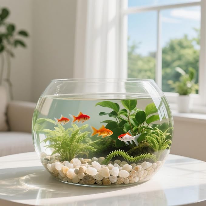 0.96LB Natural Crushed Stones Aquarium Gravel Vase Filler Succulent Rocks Fish Tank Decor Pebbles Polished Irregular Shaped Bulk - White