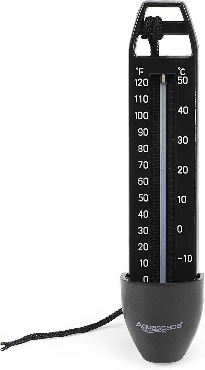 Aquascape Submersible Pond Thermometer, Black, 74000