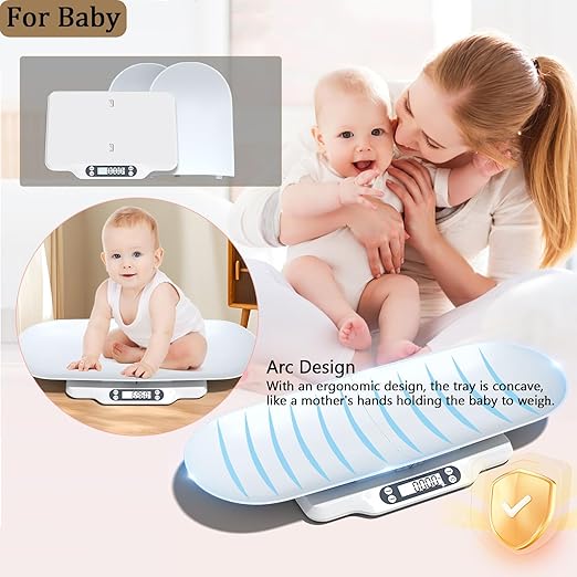 Pet Scale for Cats and Puppy,Baby Weighing Scale,Digital Scale with 2 Tray and Cat Scratcher,Up to 66 Lbs,Multiple Weighing Scale for Small Animals,Cats, Dogs