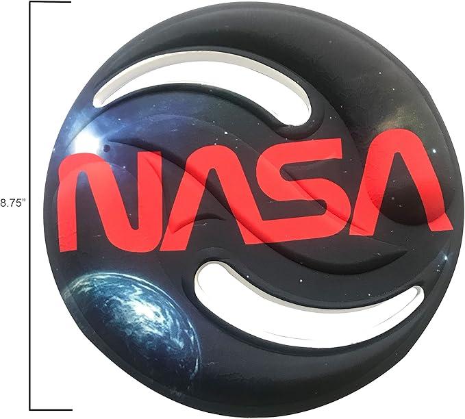 Aeromax NASA Space Saucer Foam Flying Disc Worm Logo 1 Piece (FD-E)