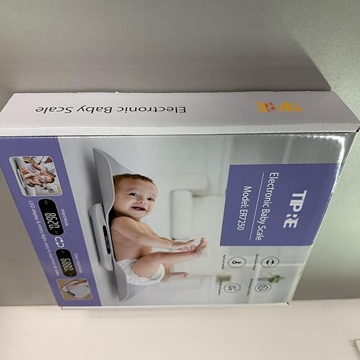 TIPRE Baby Weight Scale, Infant Scale with Detachable Tray, Pet Scale for Cat Dog, Multiple Weighing Scale for Toddler, Children, Pet and Adult Auto-Rotation LED Screen, Up to 400lb/180kg