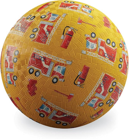 Crocodile Creek, 5 Inch Fire Truck Playground Ball
