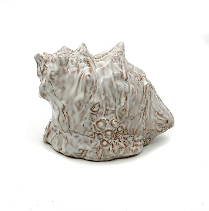 Aquarium Decoration Cave Ceramic Sea Shell Decor Hiding | For Betta Fish Tank Rock Cave Decor For Shrimp Cichlid