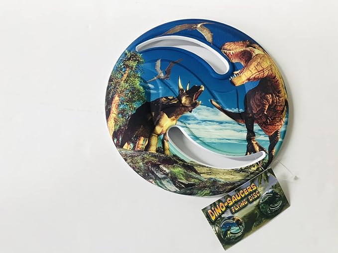 Aeromax Dino Saucer Foam Flying Disc Assorted Dino Design 1 Piece