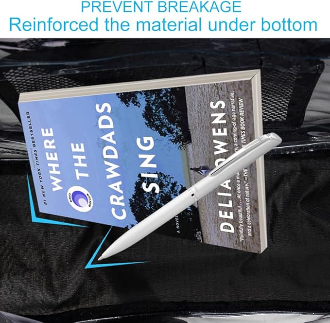KLFVB 3PCS Clear Backpack for Girls and Boys, Kids See Through Backpacks Stadium Approved, Transparent Bookbag for Elementary