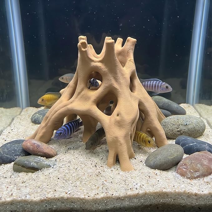Natural Trees Trunk Driftwoods Aquarium Fish Tanks Reptiles Cylinder Roots Plant Wood Decoration Ornament Accessory Unique Fish Tanks Accessory