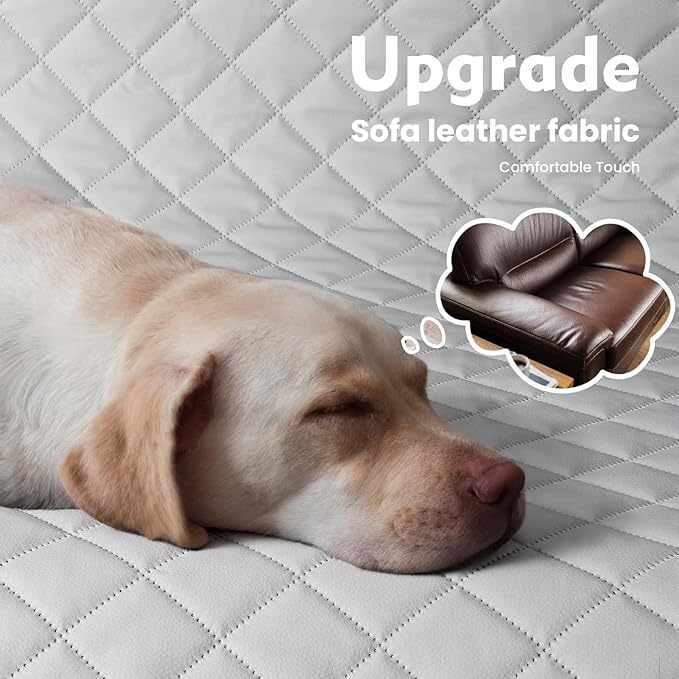 Back Seat Extender for Dogs 57 * 28.7 in, Upgraded Sofa Leather Dog Car Seat Cover for Back Seat, Foldable in the Car, Hard PVC Panels Bottom Support to 330 lbs, Full Coverage for Full Size Truck/SUV