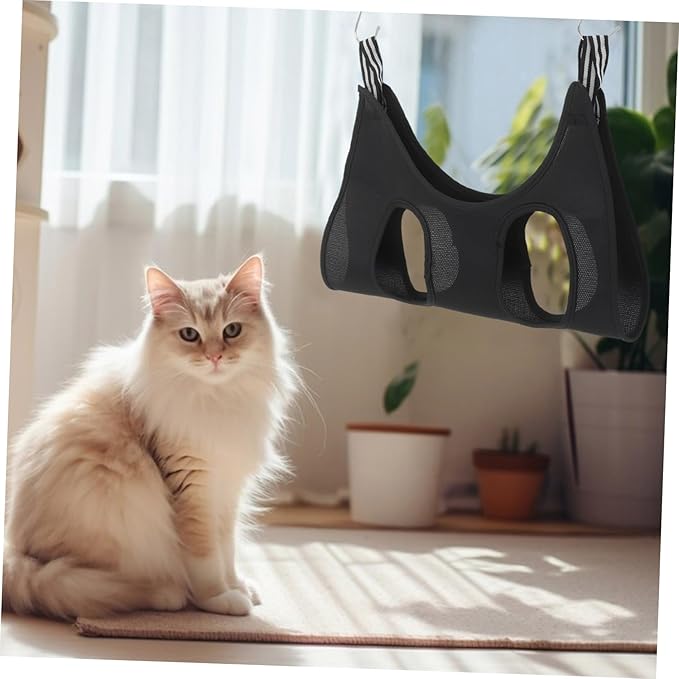 VICASKY Pet Grooming Hammock for Animals Cat Nail Trimming Sling Space Saving Design Stylish and Comfortable for Grooming Cats Dogs for Home Decor
