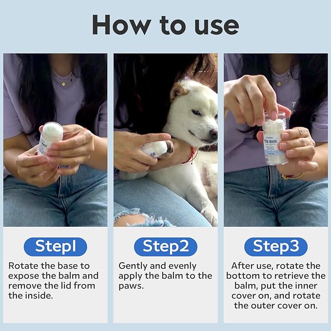 Leopong Dog Paw Care Kit- Paw Cleaner and Balm for Pet Foot Washer Care (1 Pack Dog Balm)