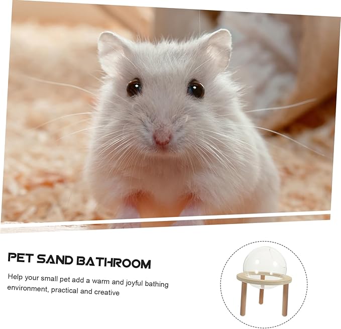 SUPVOX Chinchilla Bath Box Hamster Dust Bath Tub Wash Tub for Household Pet Supplies