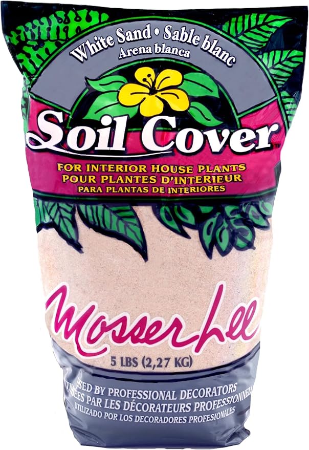 Mosser Lee ML1111 White Sand Soil Cover, 5 lb.(Pack of 8)