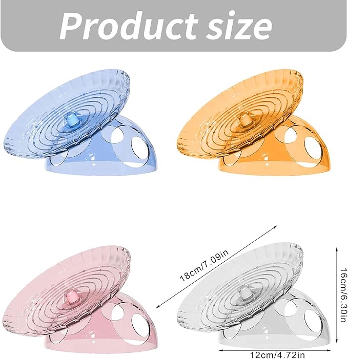 Hamster Flying Saucers Exercise Wheel with Hideouts House Quiet Rotates Hamster Running Wheel for Small Pet