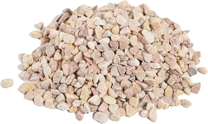 12 LBS Natural Gravel for Fish Tank, StoneCreek Betta Fish Aquarium Gravel, Vase Filler, River Rocks, Fish Tank Decorations, Perfect for Aquarium Decor, Fish Tank, & Indoor Plant, Pale Yellow