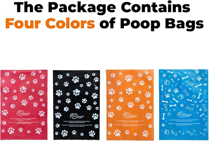 Best Pet Supplies Dog Poop Bags for Waste Refuse Cleanup, Doggy Roll Replacements for Outdoor Puppy Walking and Travel, Leak Proof and Tear Resistant, Thick Plastic - Assorted (Scented), 150 Bags