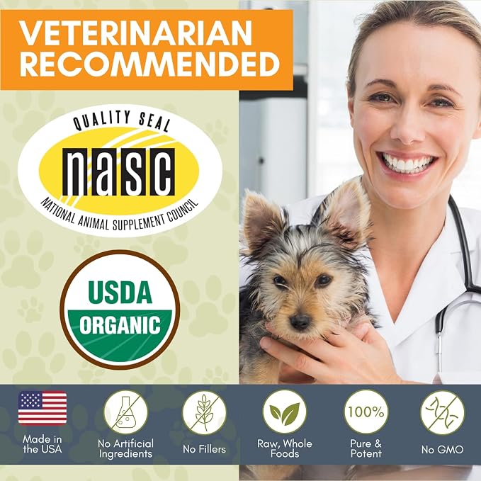 Wholistic Pet Organics Pet Shampoo Concentrate: USDA Organic Cat and Dog Shampoo for Sensitive Skin and Coat Support - Mild and Non-Irritating, Natural, Non-Toxic, Sulfate-Free, & Cruelty-Free - 2 Oz
