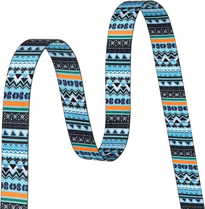 MarukoPet Dog Collar and Leash Set, Adjustable for Small Medium Large Dogs Puppy, Cute Design with Bohemia Floral Tribal Geometric Patterns Boys Girls Dog Collar(Green Bohemia Set,XS)