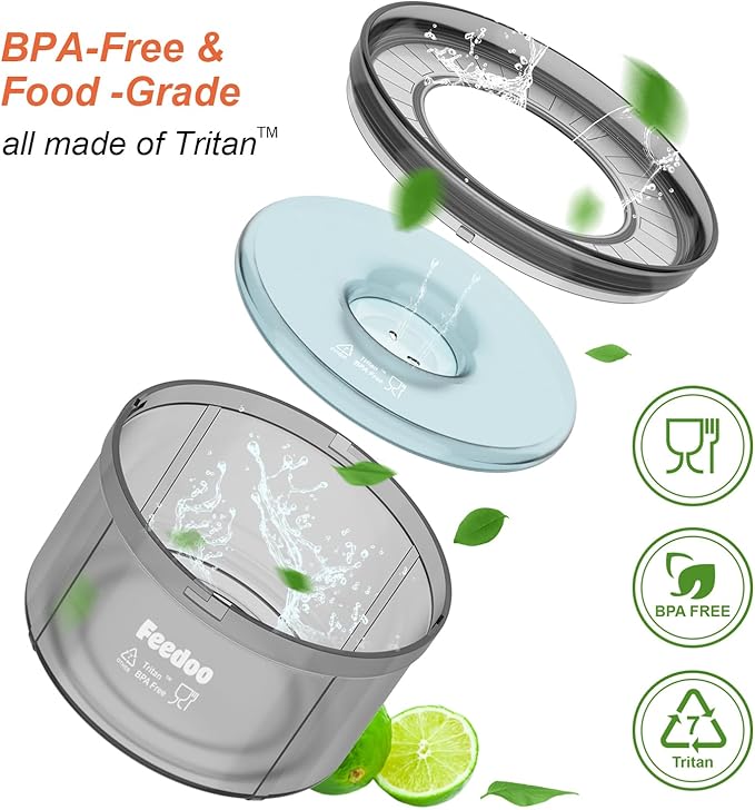 1Gallon No Spill Water Bowl for Dogs, Tritan BPA-Free Spill Proof Water Bowl with Non-Slip Mat, No Splash Slow Drinking Dog Water Bowl for Messy Drinker