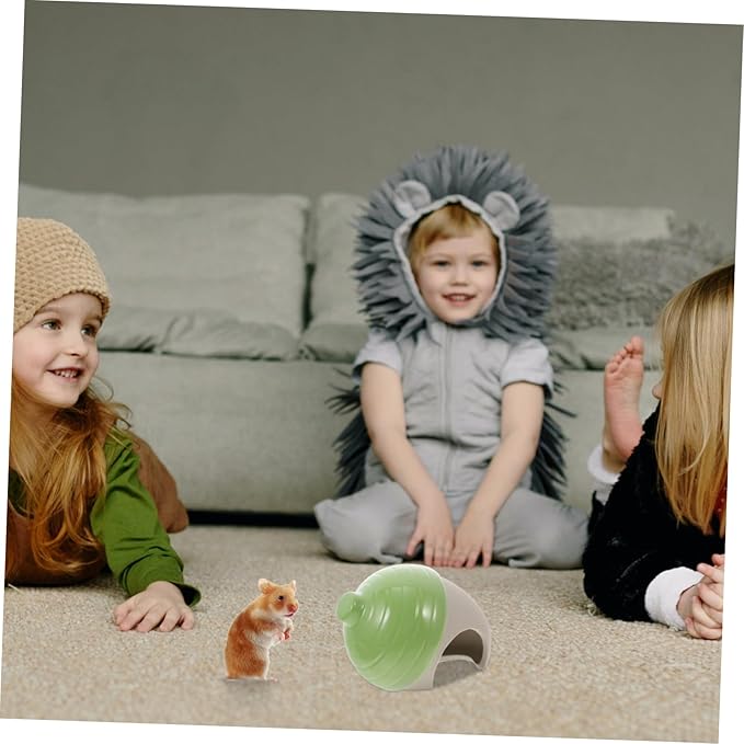 Happyyami Ceramic Nest Hamster Bed Hideout Toy for Small Pets Guinea Pig Supplies