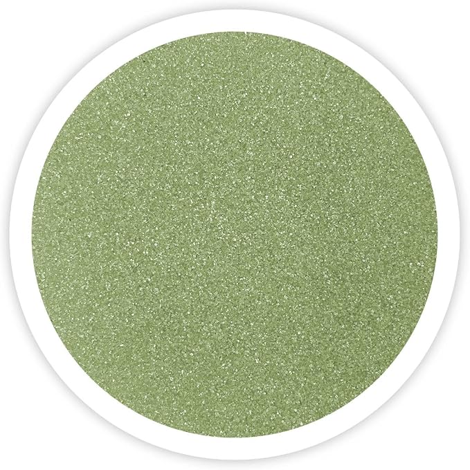 Sandsational Sparkle Sage Unity Sand -1.5 LB (22 oz), Green Colored for Weddings, Vase Filler, Home Décor, Craft, Aquarium, and More