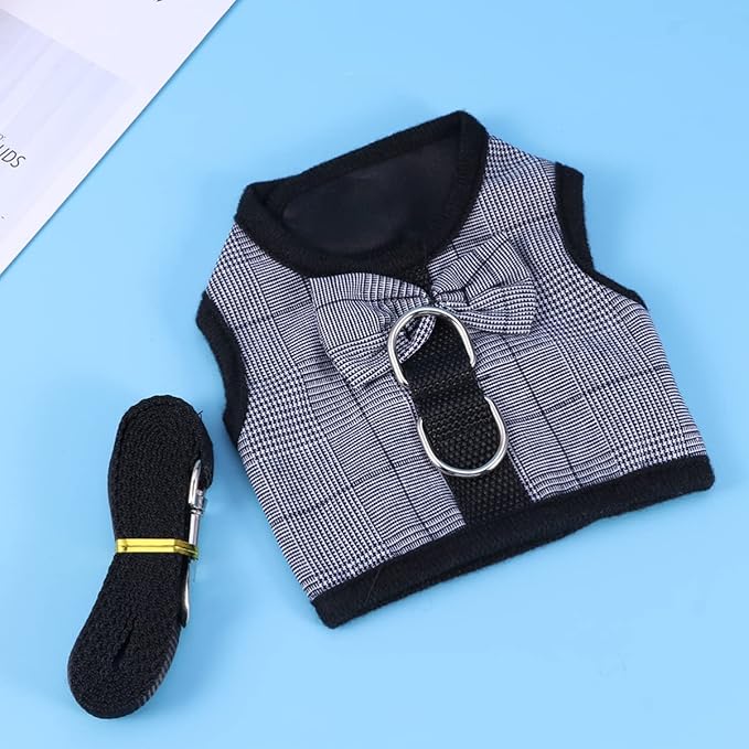 POPETPOP 3pcs Small Pet Breathable Mesh Vest for Guinea Pigs and Small Animals Comfortable Traction Strap for Easy Walking s
