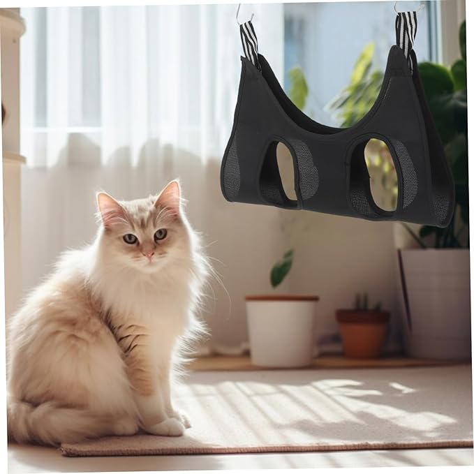 BESPORTBLE Pet Grooming Hammock for Cats Dogs Sling for Nail Trimming Space-Saving Design Comfortable Pet Hammock for Animals Material