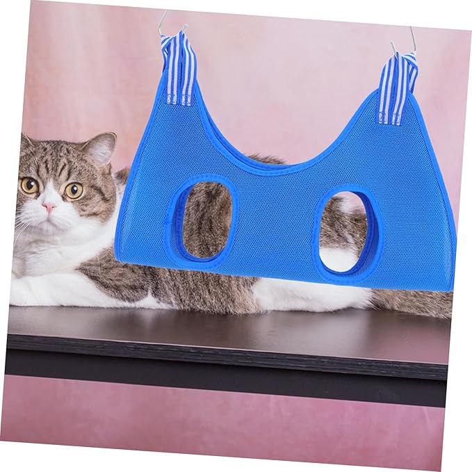 Toddmomy Cat Hammock for Grooming and Nail Clipping Pet Sling for Dogs and Cats Space Saving Design for Easy Organization Comfortable and Safe Pet Grooming