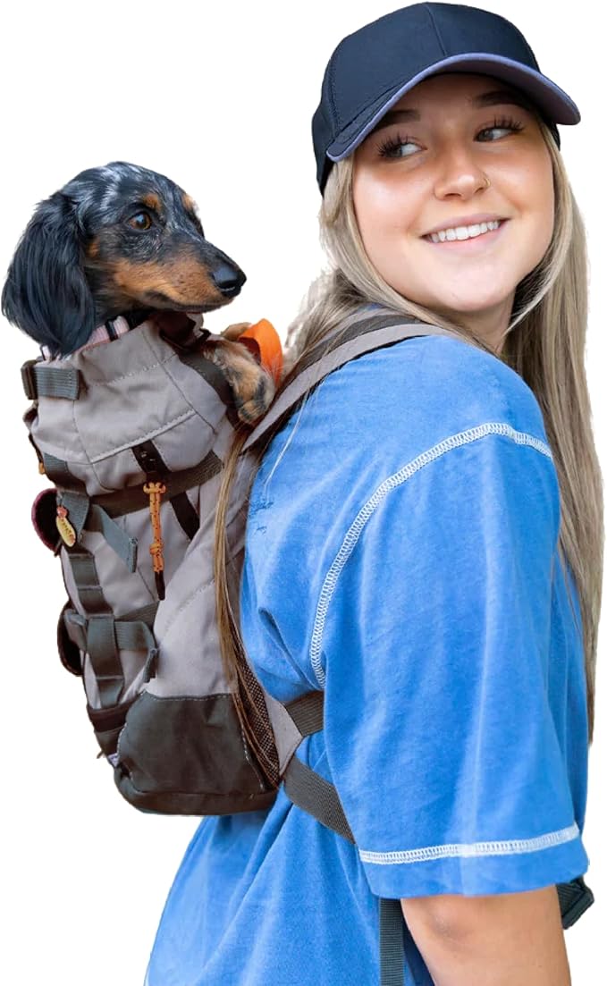 K9 Sport Sack Urban 3 - Small, Concrete - Ideal for Dogs with 13-16” Back Length - Dual-Use, Backpack-Style Carrier + Everyday Pack