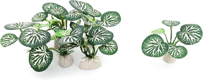 6PCS Aquarium Plants Fish Tank Decorations Betta Silk Plastic Plants for Aquarium Decor