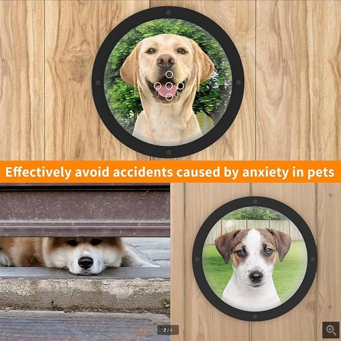 Clear Acrylic Dome, Dog Fence Window with Air Holes,Playground Clear Pet Dome View,Dog Bubble Peek Window, Inside Length 11.8 Inch and Deep 4.5inch（1 Pack）