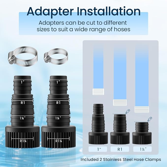 175W 3000 GPH Pond Pump, High Flow Heavy Duty Submersible Water Pump for Large Ponds, Fountains & Waterfalls, Ultra Quiet, Submersible & Inline Use, 20.3 ft Power Cord, Includes Filter Bag