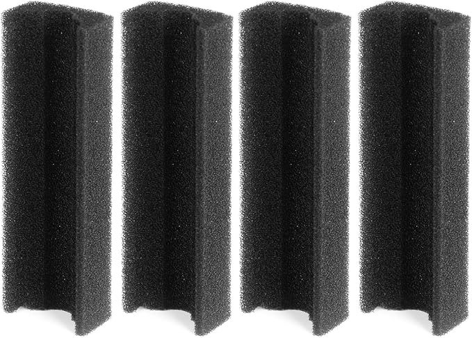 TARARIUM CTUV-H6F Aquarium Filter Sponge Replacement Filters 4 Pack CTUV-H6F-800A, Coospider-repta CTUV-H6F-AQ028