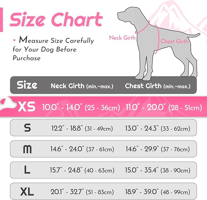 Eagloo Small Dog Harness No Pull, Service Vest with Reflective Strips and Control Handle, Adjustable and Comfortable for Walking, No Choke Pet Harness with 2 Metal Rings, Pink, XS