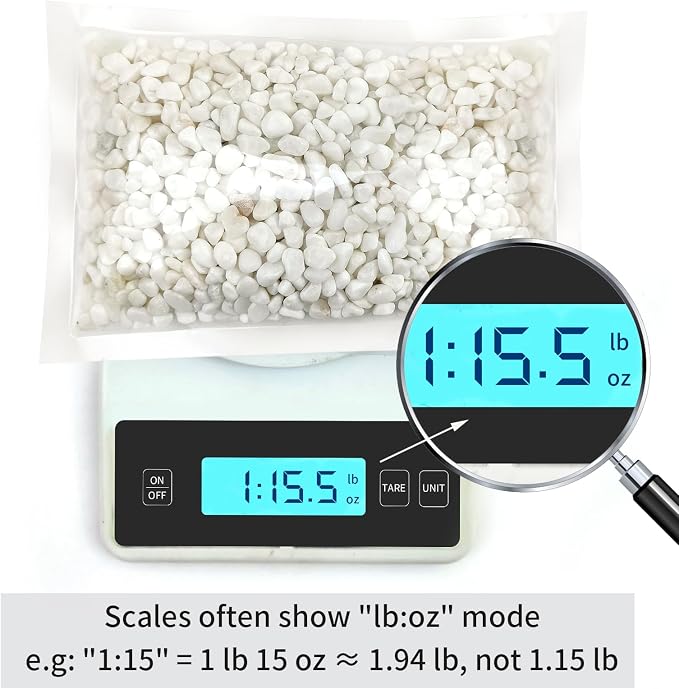 FANTIAN 2 Pounds White Pebbles for Indoor Plants, 3/8 Inch Polished White Rocks, Decorative River Rocks for Potted Plants Vase Cactus Bird Bath and Outdoor Garden Landscaping