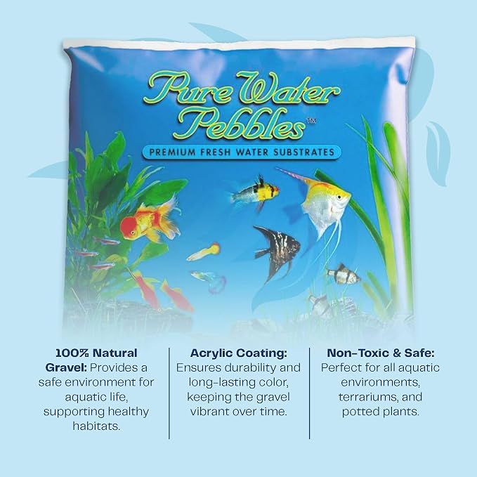 Emerald Glo Aquarium Gravel - 5 lbs - Non-Toxic, Colorfast, Vibrant Substrate for Aquariums, Terrariums, Ponds & Crafts