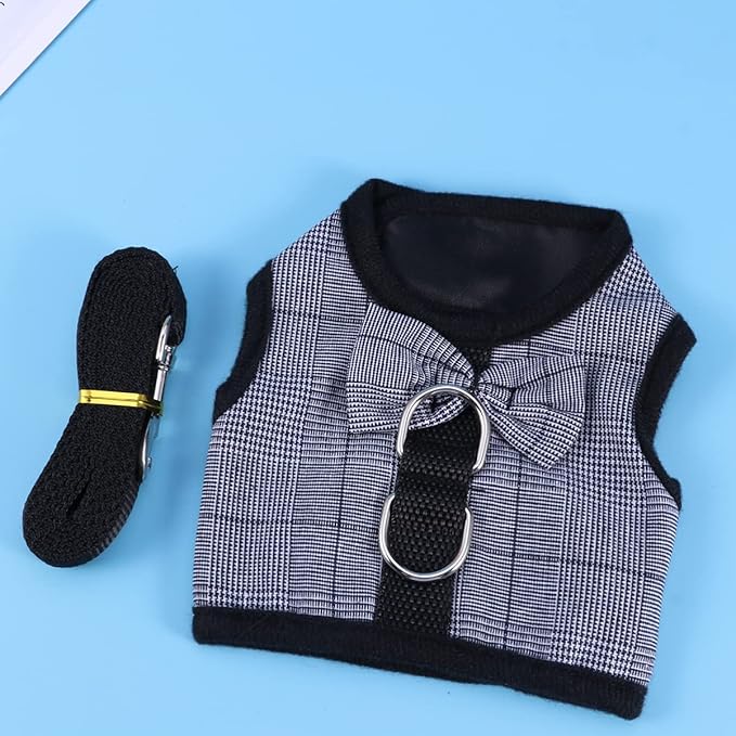 POPETPOP 3pcs Small Pet Breathable Mesh Vest for Guinea Pigs and Small Animals Comfortable Traction Strap for Easy Walking s