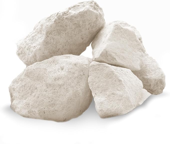 JOR Calcium Rocks for Turtles, Ideal for Shrimps, Crayfish, Hermit Crabs, and Snails, Water Conditioner for 14-Gallon Tank, Aquarium Décor, Approximately 0.5", 3-6 Pieces, 2 oz.