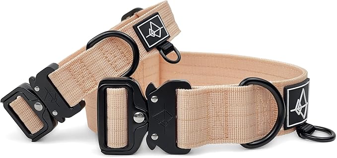 Made to ROAM Premium Dog Collar - Adjustable Heavy Duty Nylon Collar with Quick-Release Metal Buckle (Carolina Blooms, Classic Size 1)
