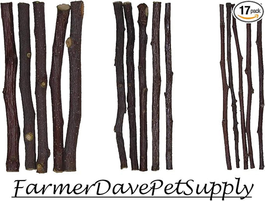 Apple Wood CHEW Stick Sampler for Small Animals